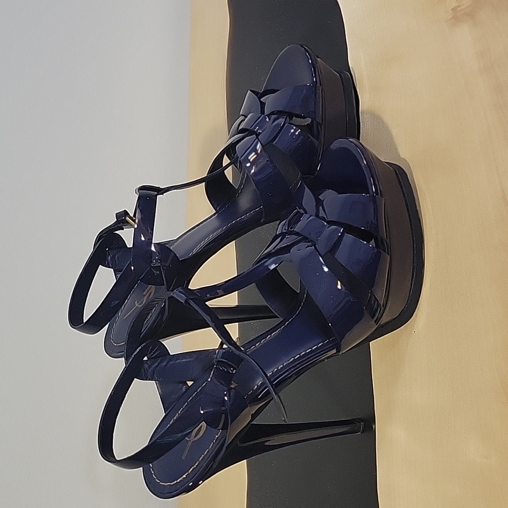 YSL tribute sandal size 39 navy